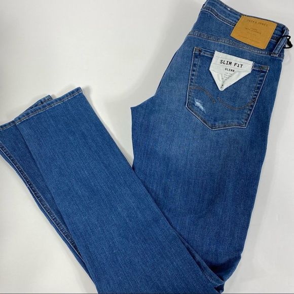 Jack & Jones Other - Jack & Jones Jeans Intelligence Slim Fit Glenn Button Fly Men's 32 34 NWT